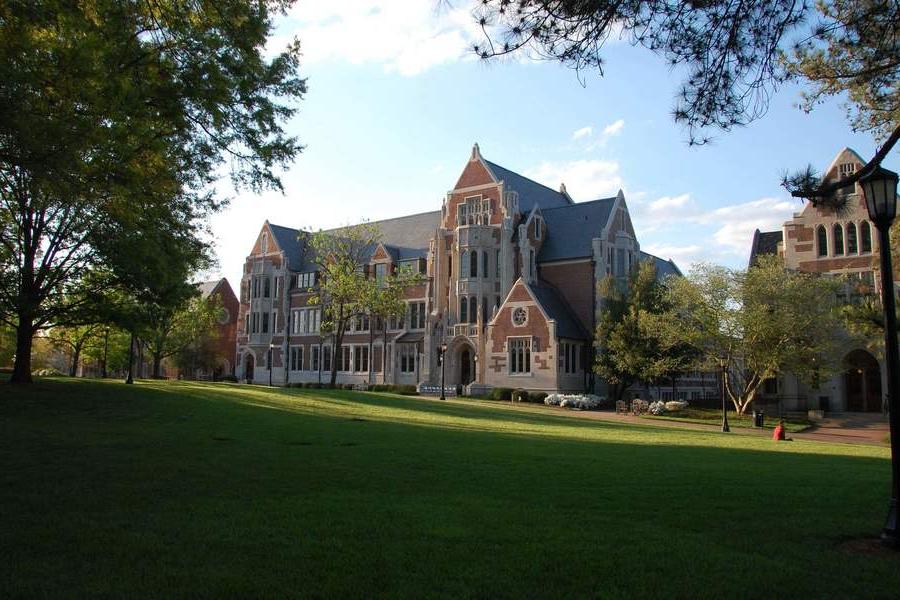 Wide view of Agnes Scott College campus